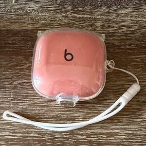 Pink Beats Earbuds and  Case